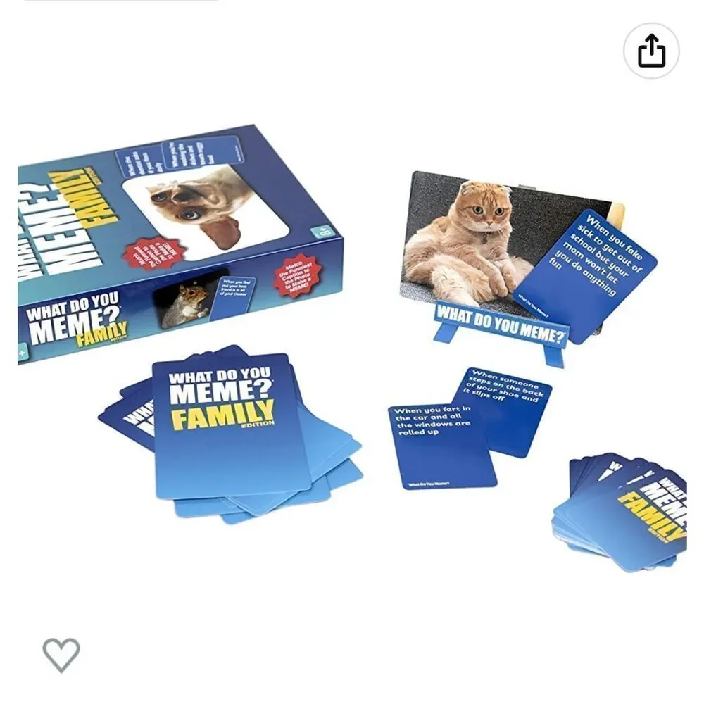 NEW IN BOX What Do You Meme Family Edition Game Family Friendly Party Card Game